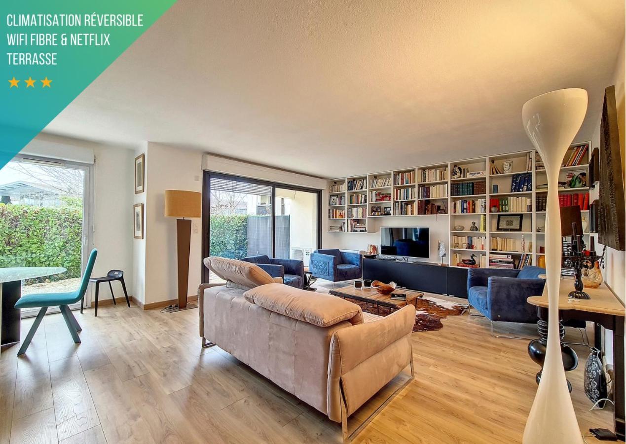 Ღ Le Patio Castanet • T3 Avec Terrasse Ღ Avec Climatisation Apartment Luaran gambar