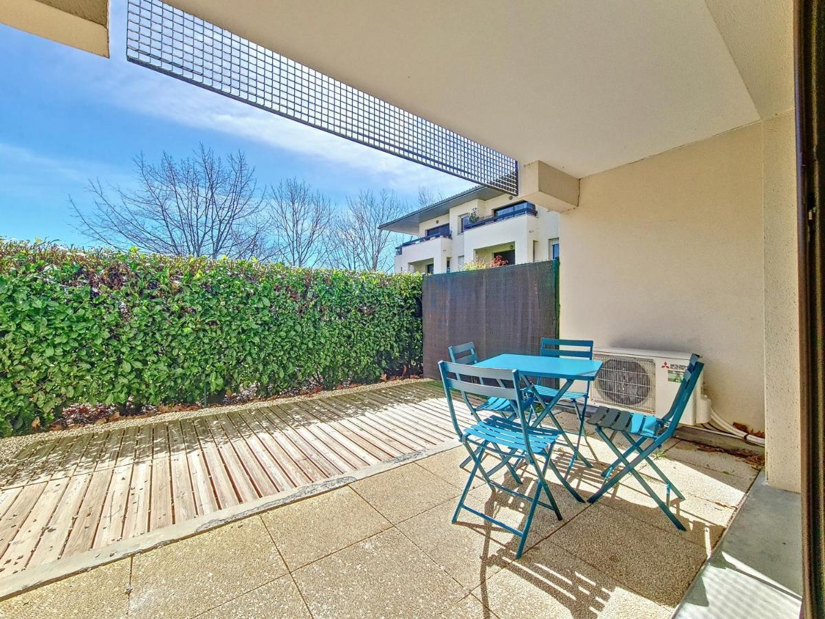 Ღ Le Patio Castanet • T3 Avec Terrasse Ღ Avec Climatisation Apartment Luaran gambar